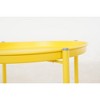 DOMETOUR Outdoor Steel Patio Side Table 2-Tier - 4 of 4