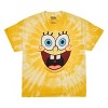 Spongebob Squarepants Big Face Spongebob Men's Yellow Spiral Wash Crew Neck Short Sleeve T-shirt - 3 of 4