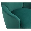Kumasinova 360° Swivel Accent Chair,Faux Fur/Velvet/Teddy Barrel Chairs with Gold Iron Base,Comfy Reading Chair with Arm for Living Room&Bedroom - 4 of 4