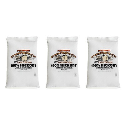 CookinPellets Premium Hickory Grill Smoker Smoking Wood Pellets, 40 Pound Bag (3 Pack)