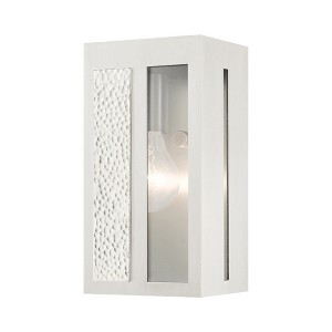 Livex Lighting Lafayette 1 - Light Wall Light in  Brushed Nickel - 1 of 2