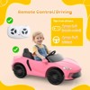 Ride on Car for Kids, 12V Battery Powered Sports Car with 2 Speeds, Parent Control, Sound System, LED Headlights and Hydraulic Doors for 3-8 - 4 of 4
