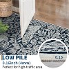 Washable Runner Rug, Modern Tiger Woodcut Hallway Runner, Thin Low Pile Foldable Carpet with Non-Slip Rubber Backing for Kitchen - 4 of 4