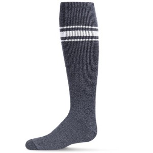 Memoi Marled Ribbed Stripe Girls Cotton Blend Knee High Socks - 1 of 3