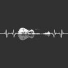 Men's Design By Humans Nature Guitar Heart Beat By Maryedenoa T-Shirt - 2 of 2