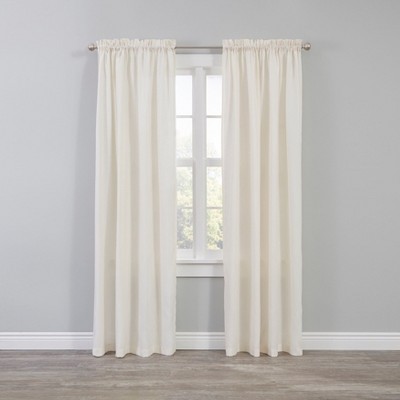 BrylaneHome BH Studio Microfiber Rod-Pocket Panel