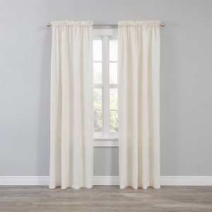 BrylaneHome BH Studio Microfiber Rod-Pocket Panel - 1 of 4