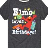 Boys' - Sesame Street - Elmo Loves B Days Short Sleeve Graphic T-Shirt - 2 of 4