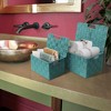 Sorbus 3 Piece Decorative Stackable Woven Basket with Lid and Built-in Carry Handles - Great for Storage and Organization - 4 of 4