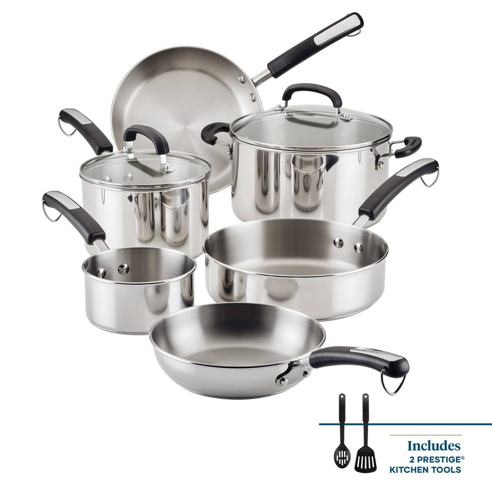 Farberware Brilliance 10pc Stainless Steel Cookware Set