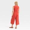 Women's Cropped Sleeveless Denim Jumpsuit - Universal Thread™ - 2 of 3