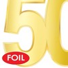 Beistle Foil  Birthday Cutouts, 4.5"-11.5", Choose from several milestone birthday options (12/Pkg) - 4 of 4