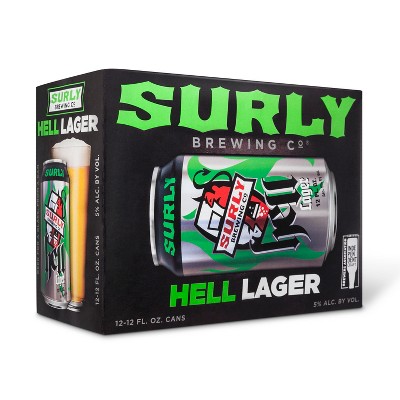 Surly Hell Lager Beer - 12pk/12 fl oz Cans