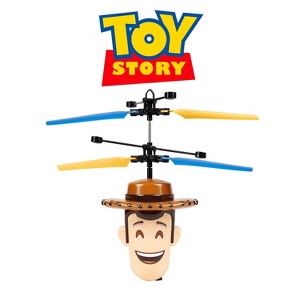 World Tech Toys Pixar Toy Story Emoji Woody IR UFO Ball Helicopter - 1 of 4