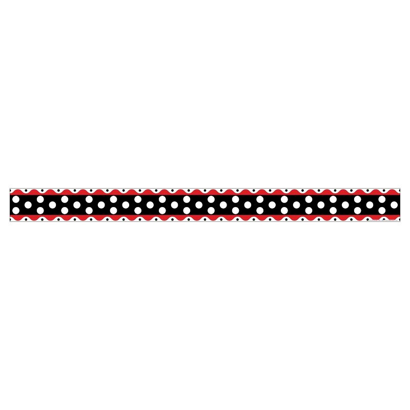 Barker Creek Bulletin Board Double-Sided Border - Dots &#38; Curves, 2 of 5