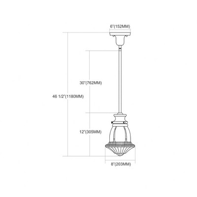 Transitional Mini Drum Pendant with Reeded Clear Glass and Oil Rubbed Bronze Finish