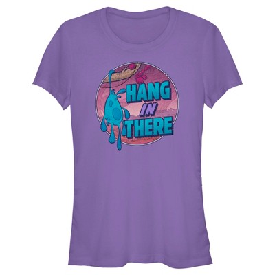 Junior's Disney Strange World Splat Hang in There T-Shirt - Purple - 2X  Large