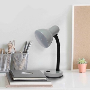 Basic Metal Desk Lamp with Flexible Hose Neck - Simple Designs - 1 of 4