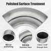 Unique Bargains 90 Degree Exhaust Elbow Pipe for Car Modified Exhaust System - 4 of 4