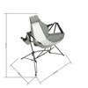 VisioGear Outdoor Portable Chairs, Folding Chair with Adjustable backrest, Portable Chair with Carry Bag, Gray, 35"*38"*42" - 2 of 4