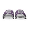 Beetlejuice Repeat Movie Title Men's Black & White Striped Slide Sandals - 4 of 4