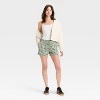Women's Lilo Graphic Shorts - Green - 3 of 3