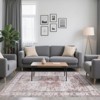 Area Rugs for Living Room - Machine Washable Vintage Rug, Non-Slip Low Pile, Rubber Backing, Washable Carpet for Bedroom, Dining Room, Kitchen - 2 of 4