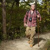 Brazos Handcrafted Wood Walking Stick, Twisted Oak, Backpacker Style Handle, for Men & Women, Made in The USA - 2 of 4