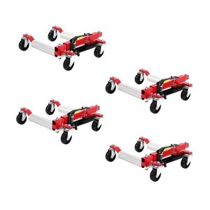 Car Wheel Dolly Jack Set, 1500LBS Capacity Wheel Dolly with Hydraulic Tire Jack & Aluminium Twin Rollers, Heavy Duty Rollers with Foot Pedal - 1 of 4