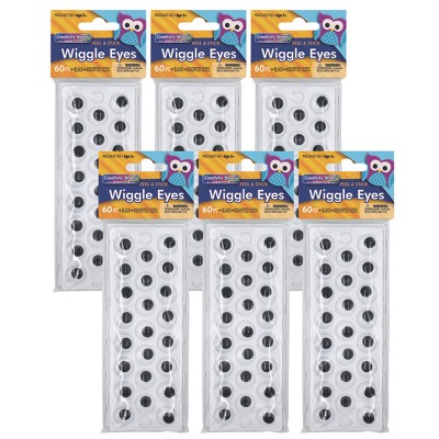 Googly Eyes Peel & Stick Bright Colors Assorted Sizes 100 Pack