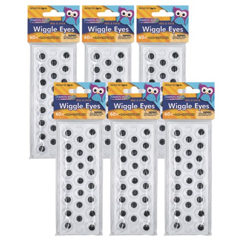 Creativity Street Wiggle Eyes, Peel & Stick, Assorted Colors & Sizes :  Target
