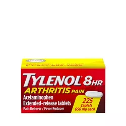 Tylenol 8 Hour Arthritis Pain Reliever Extended-Release Caplets - Acetaminophen - 225ct