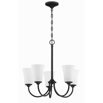 Craftmade Lighting Gwyneth 5 - Light Chandelier in  Flat Black