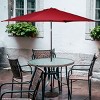 Costway 9FT Patio Umbrella Patio Market Steel Tilt W/ Crank Outdoor Yard Garden Burgundy - 3 of 4