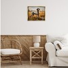Stupell Industries White Spotted Bird Dog Floating Frame Canvas Art, Gold, 21" x 17" - 3 of 4