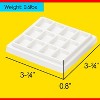 MEEDEN Ceramic Watercolor Palette with Cover, 12-Well White Porcelian Mixing Tray Artist Painting Palette with Lid - 2 of 4