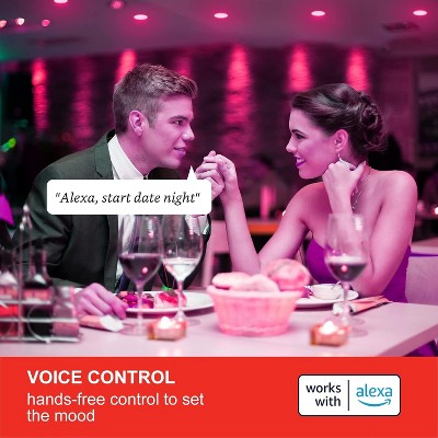 Multi-Color Dimmable LED Smart Bulbs with Voice Control