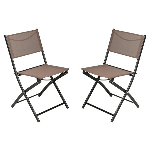 Flash Furniture Brazos Set of 2 Commercial Grade Indoor/Outdoor Folding Chairs with Flex Comfort Material Backs and Seats and Metal Frames - image 1 of 4