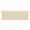 vidaXL Garden Bench Cushion Beige 59.1"x19.7"x1.2" Oxford Fabric - 4 of 4
