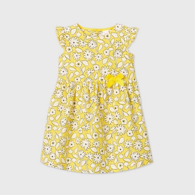 carters yellow floral dress