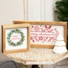 Northlight Wooden "Merry Christmas" Plaques and Serving Tray with Handles - 16" - Set of 3 - 4 of 4