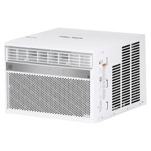 GE Energy Star 12000 BTU Smart Portable Quiet Cooling Electronic Window Air Conditioner for Large Rooms up to 550 Sq Ft, White (Certified Refurbished) - 1 of 4