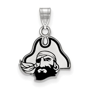 Black Bow Jewelry Sterling Silver East Carolina Pirates NCAA Small Pendant - 1 of 3
