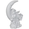 Northlight Girl Cherub Laying on Crescent Moon Statue - 7.25" - 4 of 4