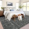 Large Area Rug 8x10 Washable Rug Non Slip, Ultra Soft Thin Non Shedding Low Pile Carpet, Modern Minimalist Printed Mat, Indoor Foldable Carpet - 2 of 4