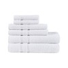 6Pcs 100% Turkish Cotton Solid Towel Set, Heavyweight Ultra Soft & Plush Highly Absorbent Towel - 2 of 4
