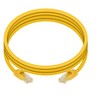 Monoprice Cat5e Ethernet Patch Cable - 7 Feet - Yellow | Network Internet Cord - Snagless RJ45, Stranded, 350Mhz, UTP, Pure Bare Copper Wire, 24AWG - - 4 of 4