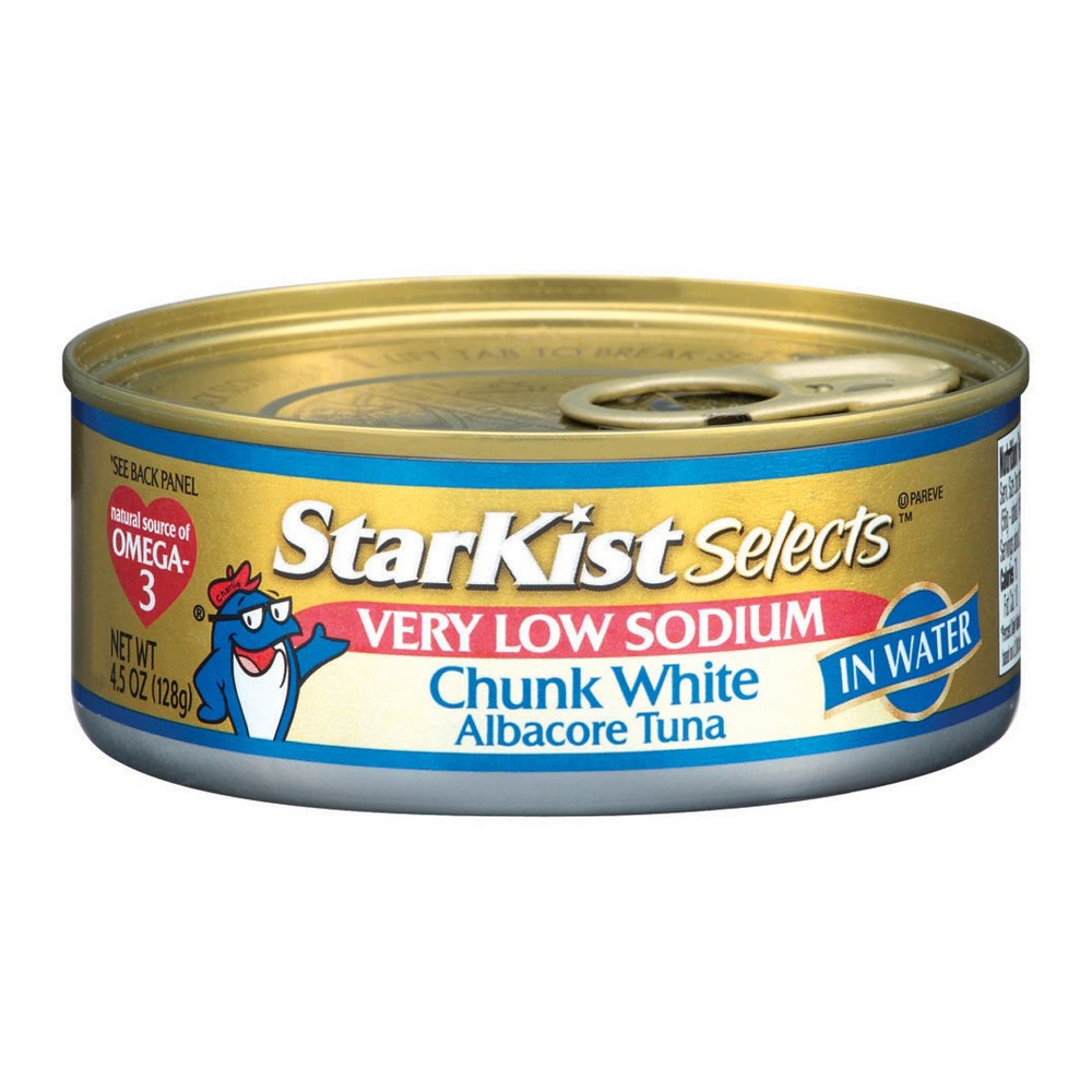 UPC 080000006806 product image for StarKist Selects Very Low Sodium Chunk White Albacore Tuna in Water 4.5 oz | upcitemdb.com