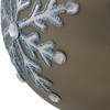 Northlight Mirrored Snowflakes Christmas Glass Ball Ornaments - 4"- Pale Gold - Set of 2 - 4 of 4