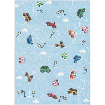 Well Woven Car Playmat Apollo Kids Collection Area Rug